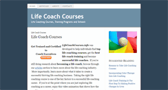 Desktop Screenshot of lifecoachcourses.info