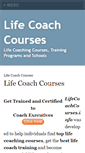 Mobile Screenshot of lifecoachcourses.info